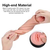 Male Masturbator Silicone Realistic Pussy Vagina Stroker Cup Male Sex Toy Aus - Image 6