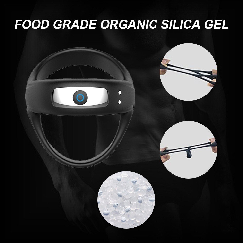 Vibrating Cock Ring Penis Vibrator G-Spot Clit Massager Couple Delay Men Sex Toy