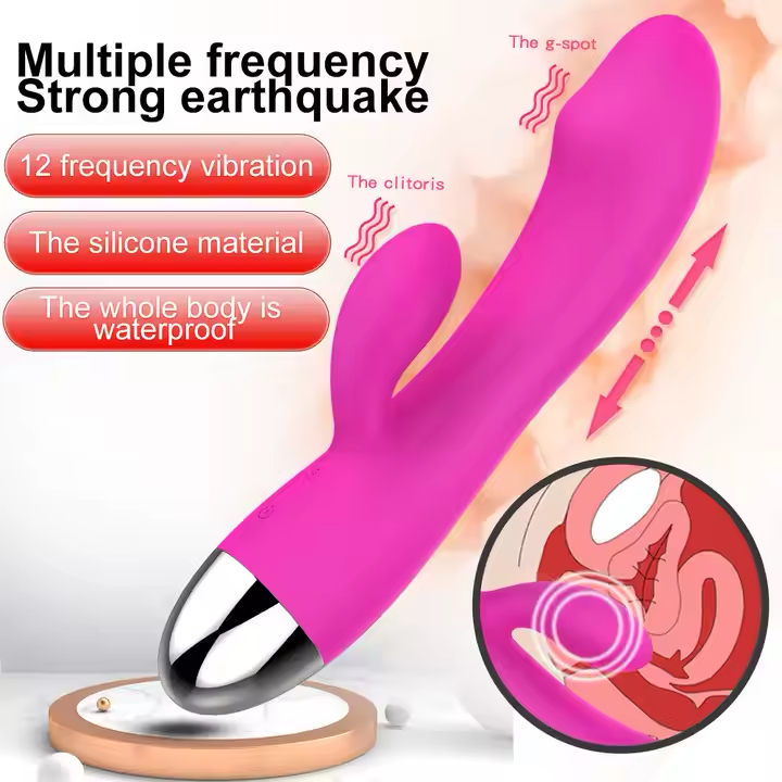 Vibrator Multi Speed Vibrating Dildo G Spot Clitoris Stimulator Clit Sex Toy Aus - Image 2
